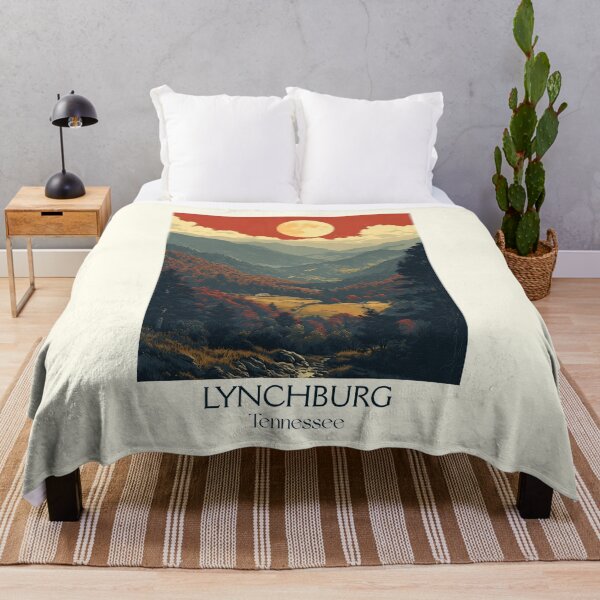 Item preview, Lynchburg Tennessee Retro Wall Art | Tennessee Hills designed and sold by TuncGK.