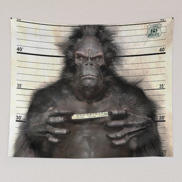 Item preview, King Kong mugshot designed and sold by Global-Artists.