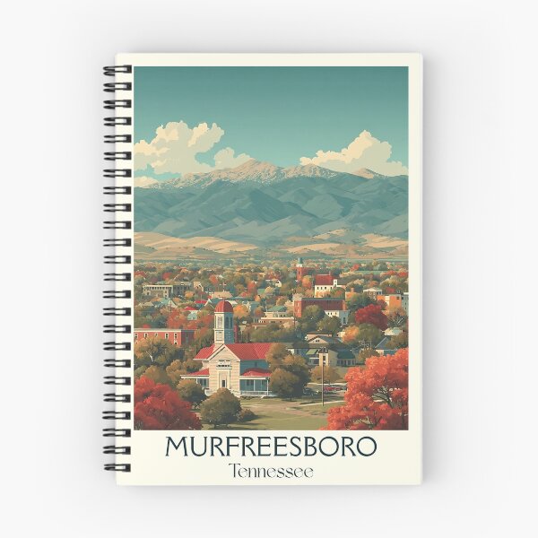 Item preview, Murfreesboro Tennessee Vintage Travel Art | Historic Courthouse designed and sold by TuncGK.