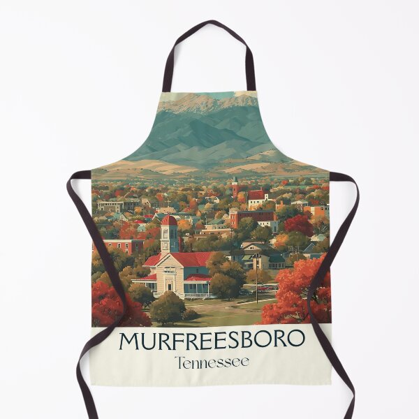 Item preview, Murfreesboro Tennessee Vintage Travel Art | Historic Courthouse designed and sold by TuncGK.