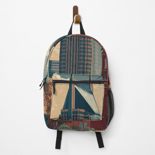Item preview, Nashville Tennessee Retro Wall Art | Music City Skyline designed and sold by TuncGK.