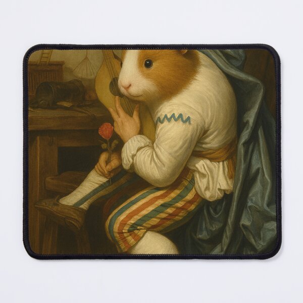 Item preview, Un Oiseleur Accordant sa Guitare (After Greuze) designed and sold by gandolfwizard.