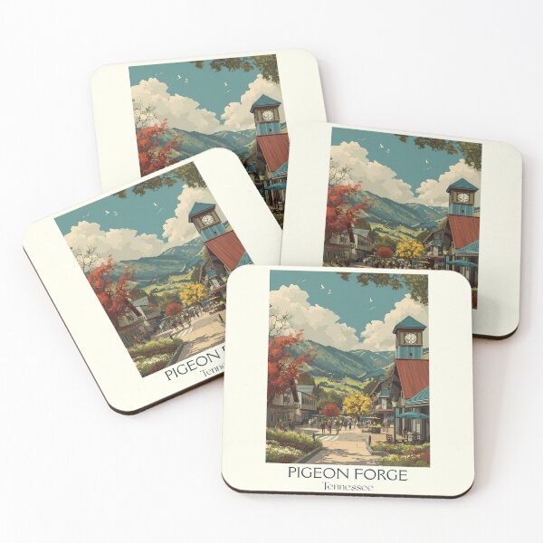 Item preview, Pigeon Forge Tennessee Retro Wall Art | Smoky Mountain Fun designed and sold by TuncGK.