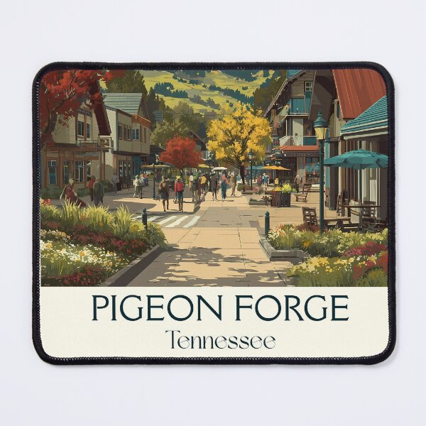 Item preview, Pigeon Forge Tennessee Retro Wall Art | Smoky Mountain Fun designed and sold by TuncGK.