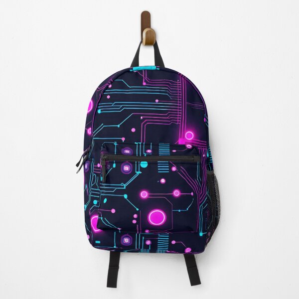 Item preview, Neon Cybercircuit Trace Grid 7 designed and sold by Tom-Johnson.