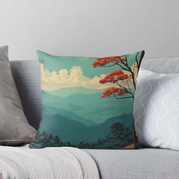 Item preview, Spring Hill Tennessee Retro Wall Art | Middle Tennessee Hills designed and sold by TuncGK.