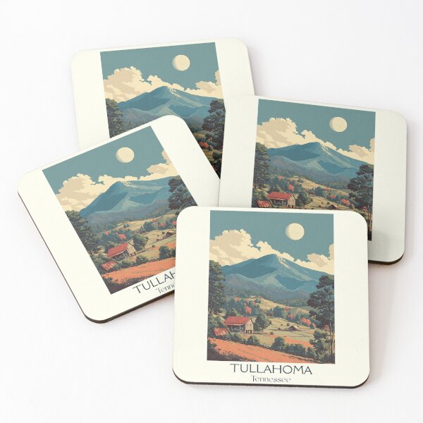 Item preview, Tullahoma Tennessee Retro Wall Art | Highland Rim Scenery designed and sold by TuncGK.