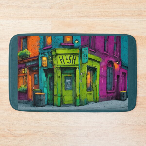 Item preview, Step into Hush - A Vibrant Abstract Celebration of Urban Charm Color and Lively Energy designed and sold by OlfactoART Studio.