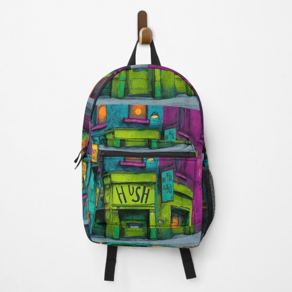 Item preview, Step into Hush - A Vibrant Abstract Celebration of Urban Charm Color and Lively Energy designed and sold by OlfactoART Studio.
