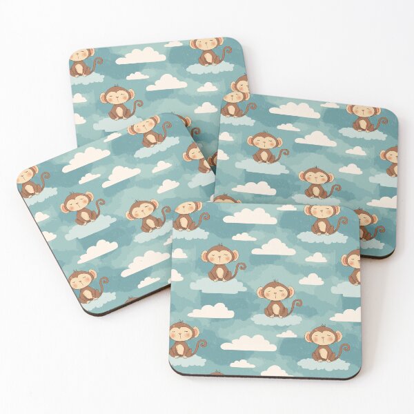 Item preview, Playful Monkey Pattern designed and sold by bapupa.