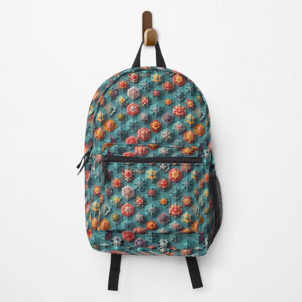 Item preview, Multicolor Hexagons, Colorful Tiles, Diagonal Repeated Hexagonal Pattern Textures designed and sold by Digital-Davinci.