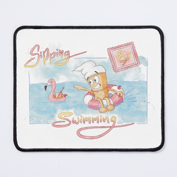 Item preview, Ice Cream Sipping and Swimming designed and sold by Chariss-art.