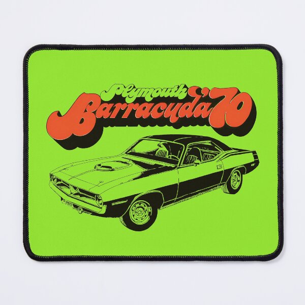 Item preview, 1970 Plymouth Barracuda - orange print designed and sold by retropetrol.