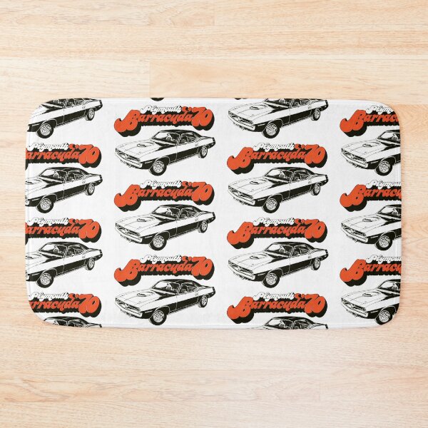Item preview, 1970 Plymouth Barracuda - orange print designed and sold by retropetrol.