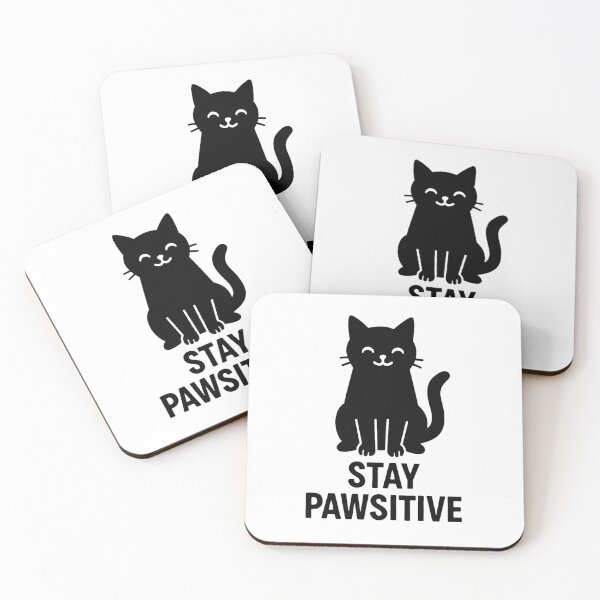Item preview, STAY PAWSITIVE designed and sold by TheWonkyEaselCo.