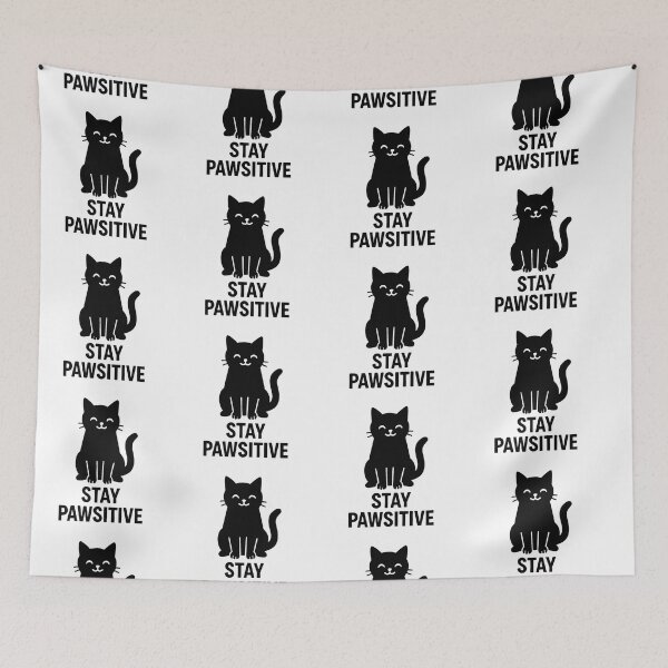 Item preview, STAY PAWSITIVE designed and sold by TheWonkyEaselCo.
