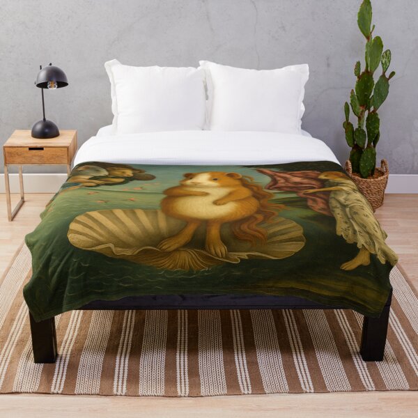 Aperçu de l'œuvre Cochon d'Inde Naissance de Vénus (d'après Botticelli) créée et vendue par gandolfwizard.