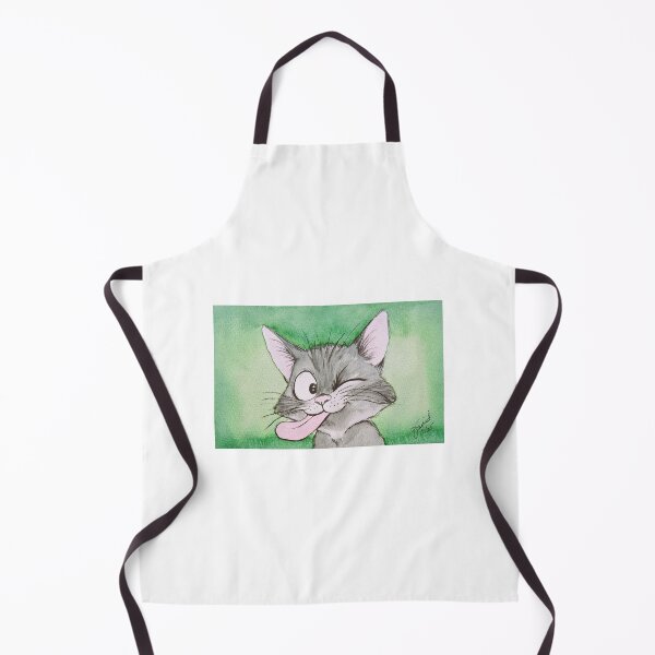 Item preview, Goofy Kitty designed and sold by Janie Farist Watercolor.