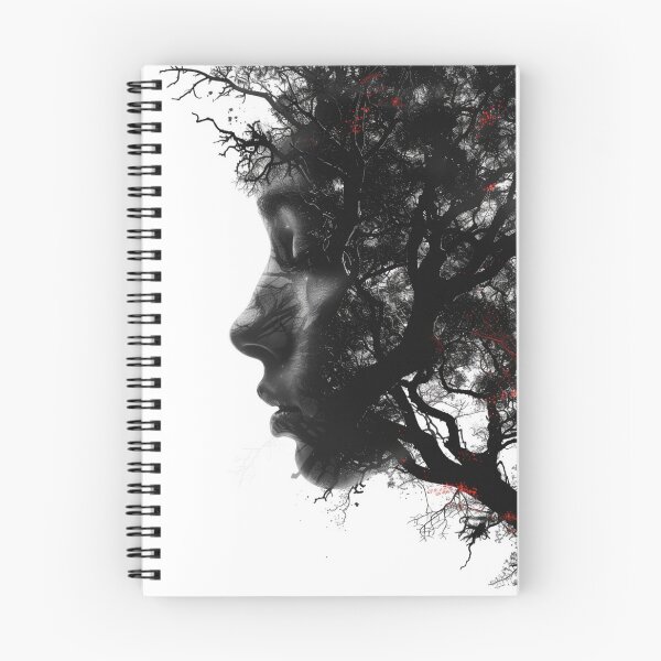 Item preview, abstract portrait, face on a mural, poster designed and sold by WishArtDesign.