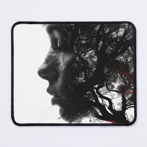 Item preview, abstract portrait, face on a mural, poster designed and sold by WishArtDesign.