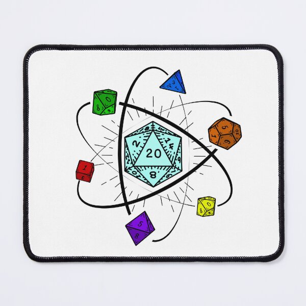 Item preview, DnD Dice & Infinity Stones Atom designed and sold by KindOfABigDealTees.