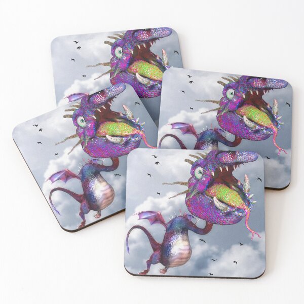 Item preview, Dragon mobbed by birds designed and sold by Global-Artists.