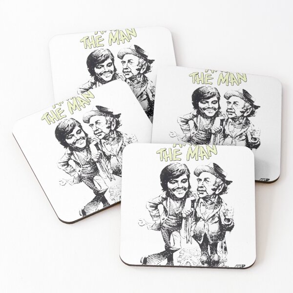 Item preview, Classic TV Garage Duo Caricature | Retro 70s Comedy Art designed and sold by TiffanyTumba.