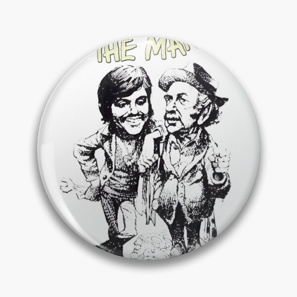 Item preview, Classic TV Garage Duo Caricature | Retro 70s Comedy Art designed and sold by TiffanyTumba.