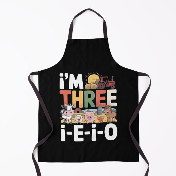 Item preview, I'm Three I-E-I-O 3 Years Old Farm Animal  designed and sold by BHMARTS.