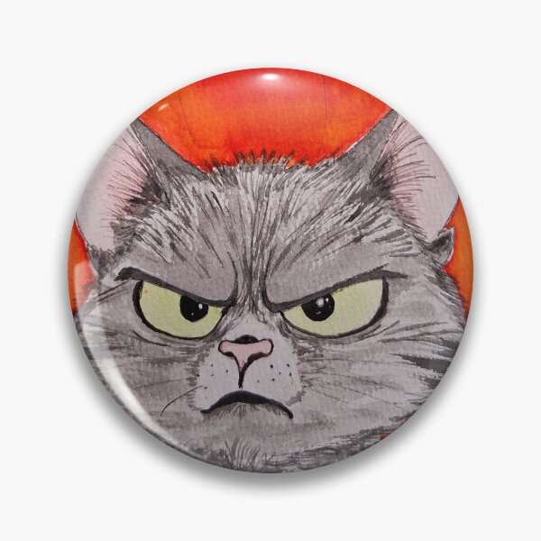 Item preview, Angry Kitty designed and sold by Janie Farist Watercolor.