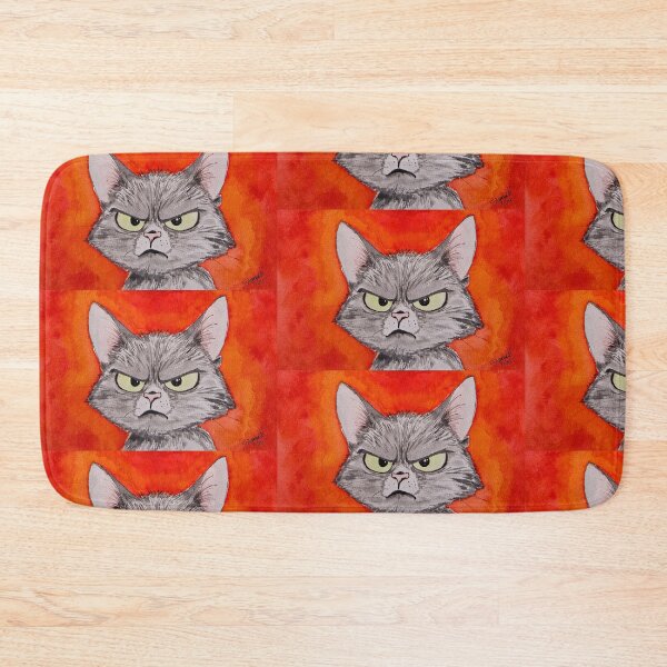 Item preview, Angry Kitty designed and sold by Janie Farist Watercolor.