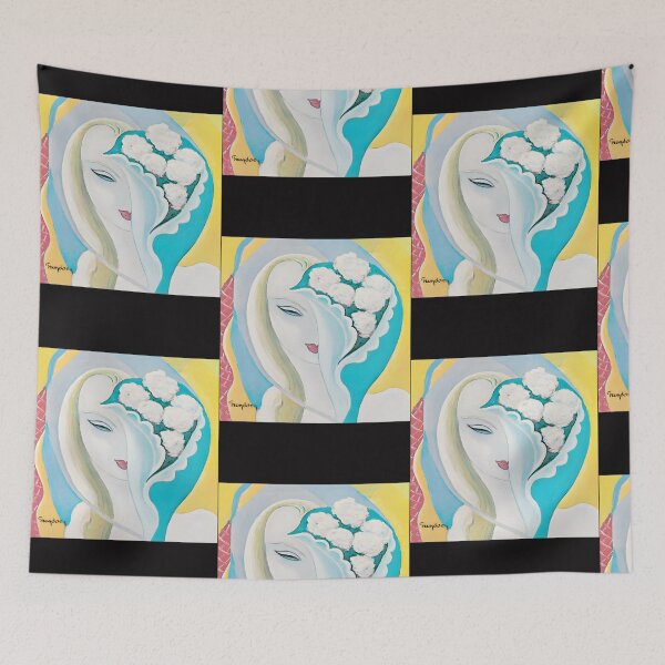 Item preview, Vibrant Abstract Woman Portrait with Cloud Flowers designed and sold by TiffanyTumba.