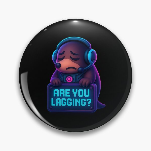 Item preview, Neon Gamer Platypus - Are You Lagging? designed and sold by Derpy Lab .