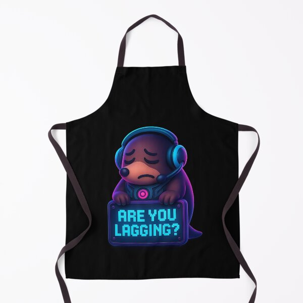 Item preview, Neon Gamer Platypus - Are You Lagging? designed and sold by Derpy Lab .