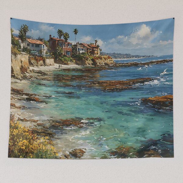 Item preview, Laguna Heights above the Turquoise Sea designed and sold by daila70.