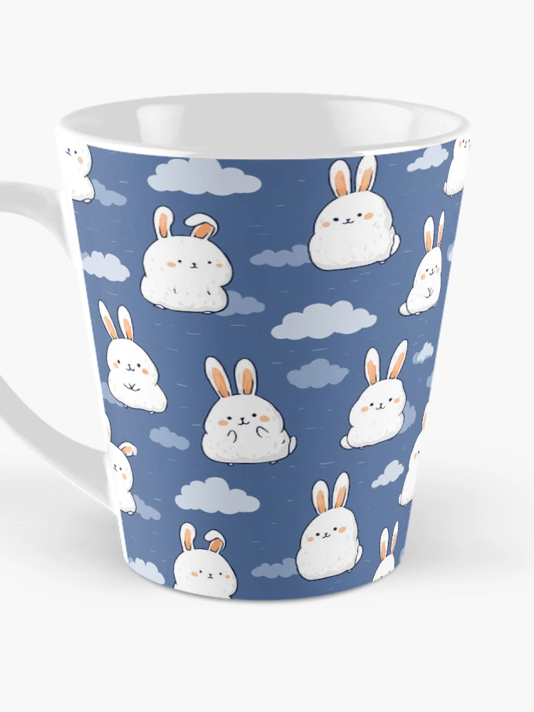 Thumbnail 3 of 4, Coffee Mug, Cute Rabbit Pattern designed and sold by bapupa.