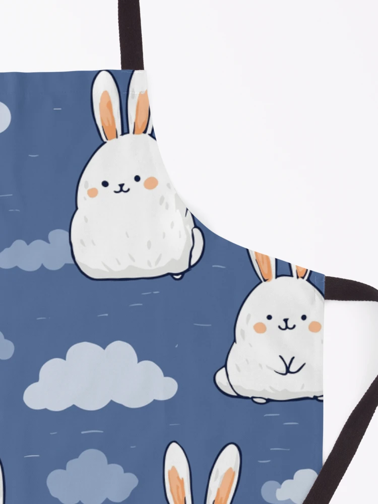 Thumbnail 3 of 6, Apron, Cute Rabbit Pattern designed and sold by bapupa.