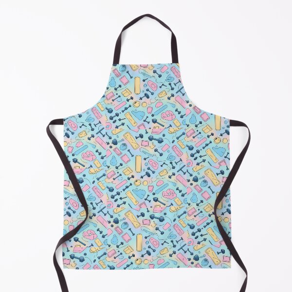 Item preview, Pink Blue Yellow, Geometric Shapes, Blue Background, Bright Colors, Diagonal Repeated Hexagonal Pattern Textures designed and sold by Digital-Davinci.
