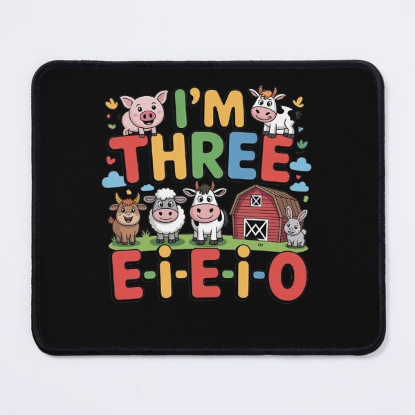 Item preview, I'm Three I-E-I-O 3 Years Old Farm Animal designed and sold by BHMARTS.
