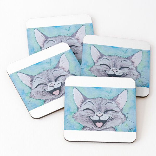 Item preview, Happy Kitty designed and sold by Janie Farist Watercolor.