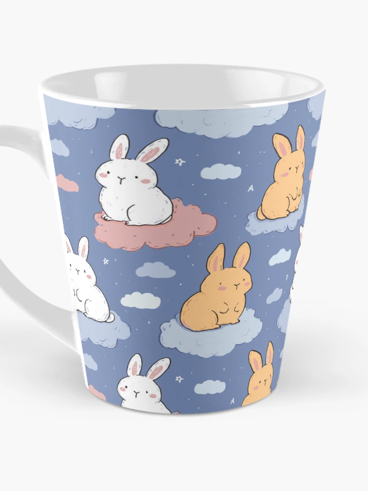 Thumbnail 3 of 4, Coffee Mug, Sweet Rabbit Pattern designed and sold by bapupa.