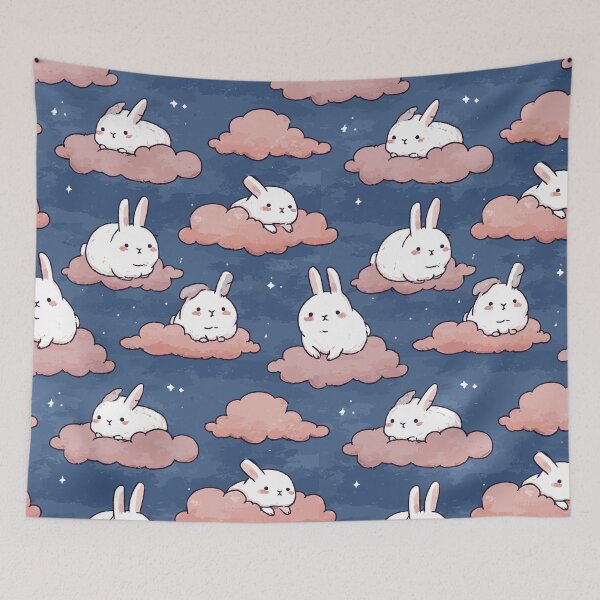 Item preview, Playful Rabbit Pattern designed and sold by bapupa.
