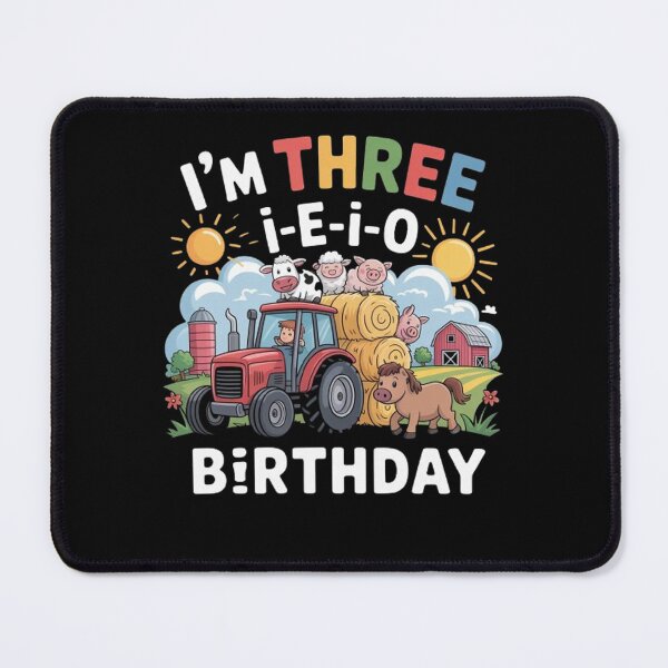 Item preview, I'm Three I-E-I-O 3 Years Old Farm Animal  designed and sold by BHMARTS.