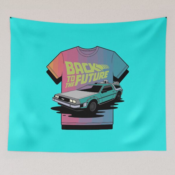 Item preview, Vintage Classic Car T-Shirt Delorean designed and sold by PrintCarClub.