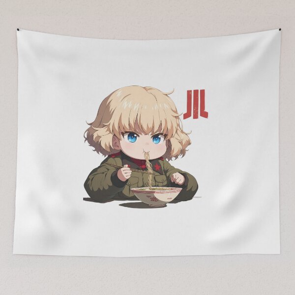 Item preview, Katyusha Girls und Panzer Chibi Ramen Power Anime designed and sold by SuperTeamCanada.
