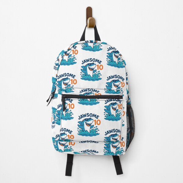 Item preview, Jawsome 10th Birthday Shark Kids Ocean Party designed and sold by Blok45.