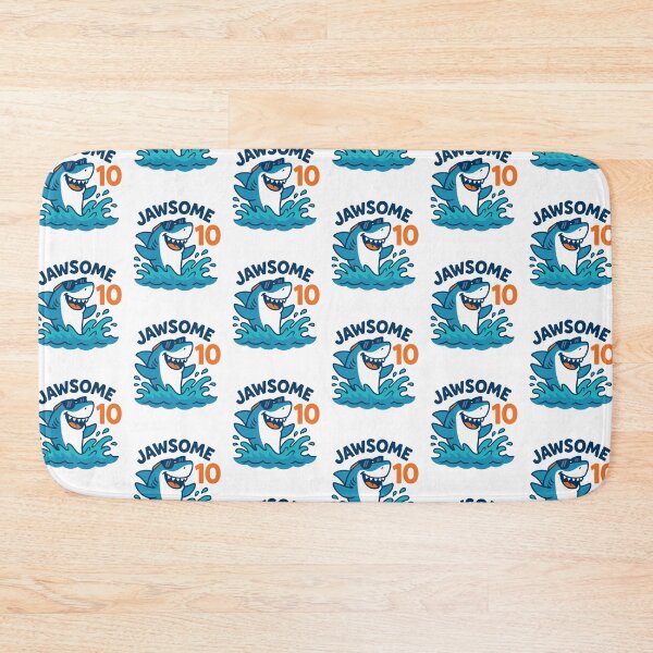 Item preview, Jawsome 10th Birthday Shark Kids Ocean Party designed and sold by Blok45.