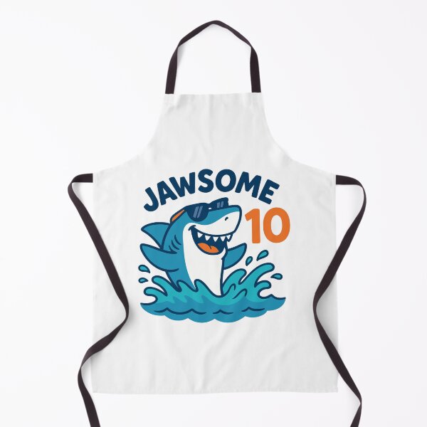Item preview, Jawsome 10th Birthday Shark Kids Ocean Party designed and sold by Blok45.