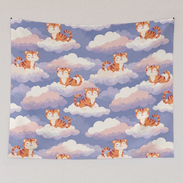 Item preview, Cute Tiger Pattern designed and sold by bapupa.