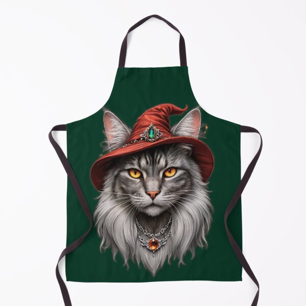Item preview, The Silver Archmage: A Maine Coon Matriarch Portrait designed and sold by CamillaCreation.